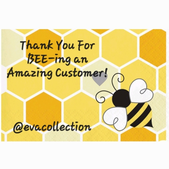 @Evacollection Custom Order Bumble Bee Small Business Thank a Card 50 Count - Picture 1 of 1